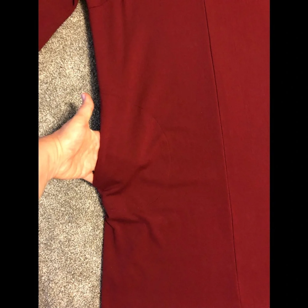 Emma’s Closet Dress size M Workwear Jersey Classic Pencil Stretchy Pockets - Picture 7 of 10